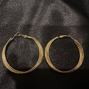 Elegant Gold Hoop Earrings